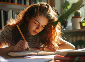 Two men in professional attire discussing work.