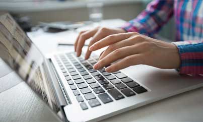 Two students learning in person