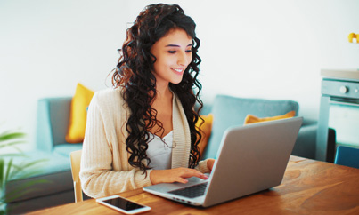 Two students learning in person