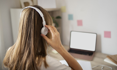 Students walking together in a city